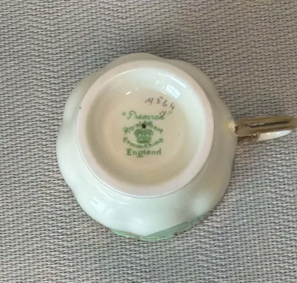 Royal Albert Primrose Teacup And Saucer Set